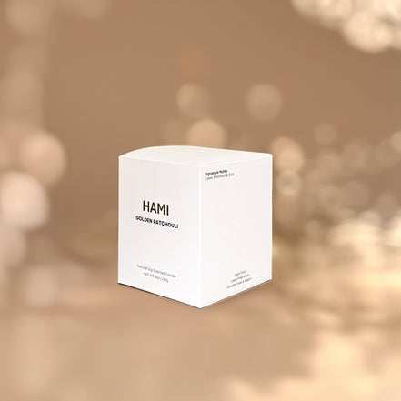 Hami Golden Patchouli Oud Jasmine Cloves Soy Wax Scented Candle
