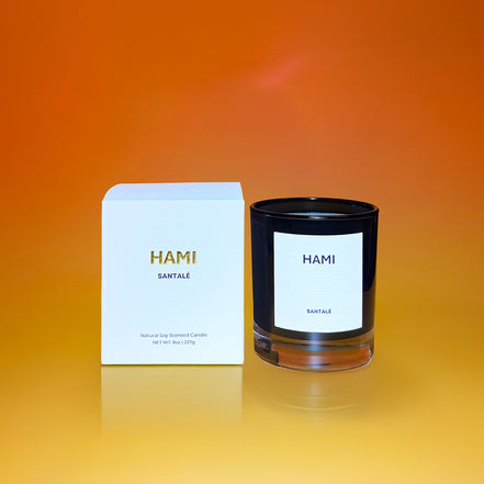 Hami Santal Sandalwood Lavender Cedarwood Cardamom Woody Soy Wax Scented Candle